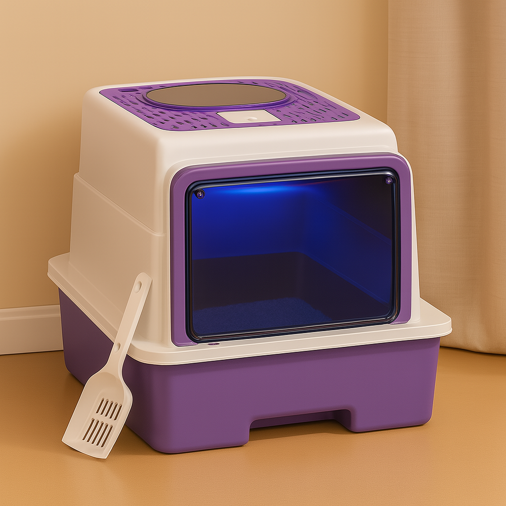 SteriPaw Haven – Automatisches Selbstreinigendes Katzenklo mit UV