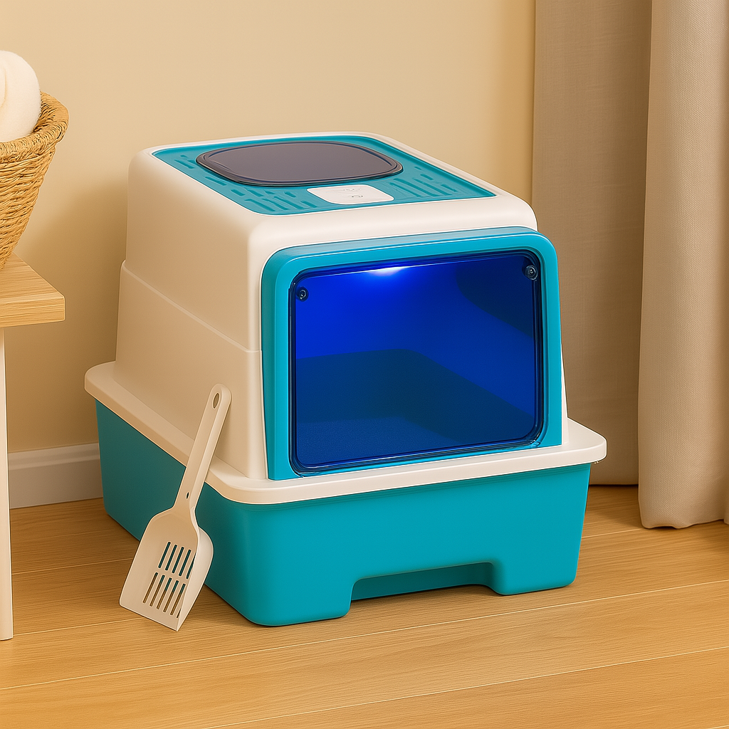SteriPaw Haven – Automatisches Selbstreinigendes Katzenklo mit UV