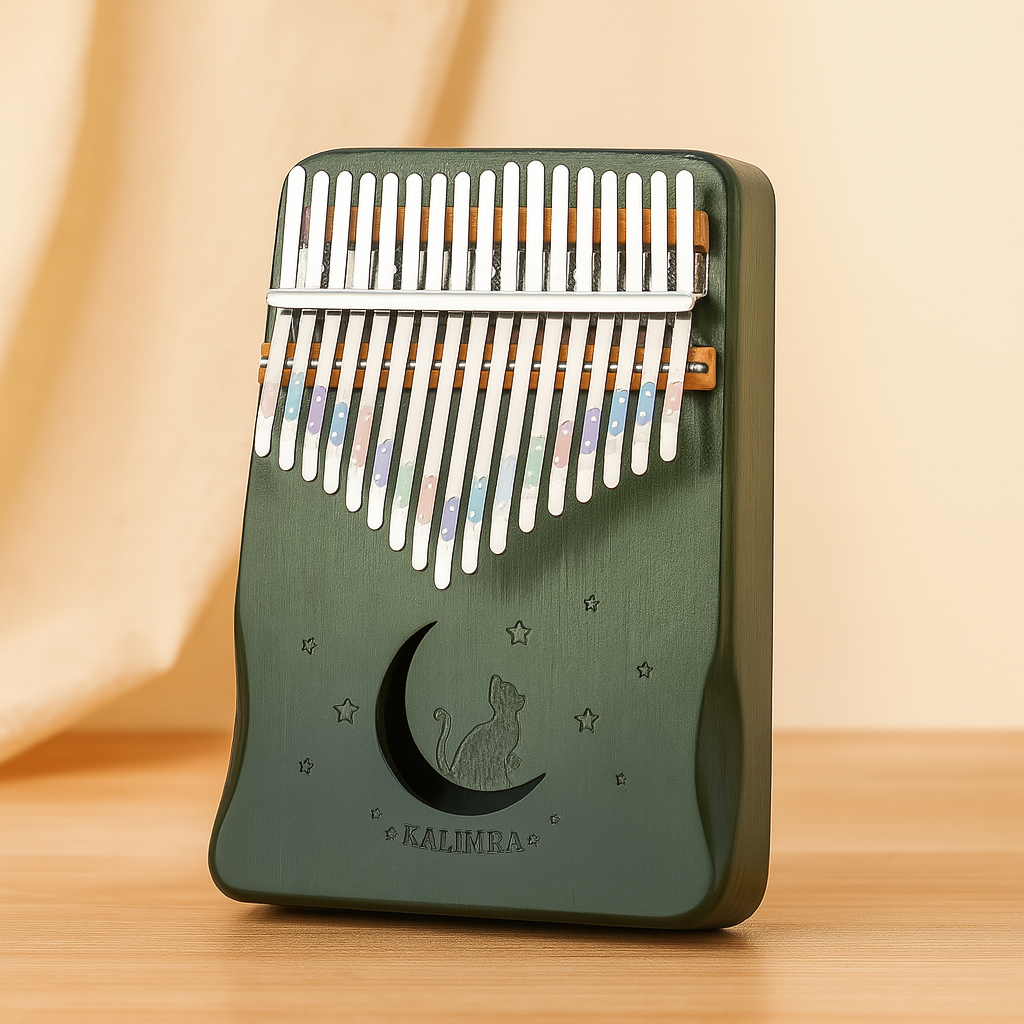 Træ – 17-Tasten Kalimba Daumenklavier aus Holz – Anfänger Musikset