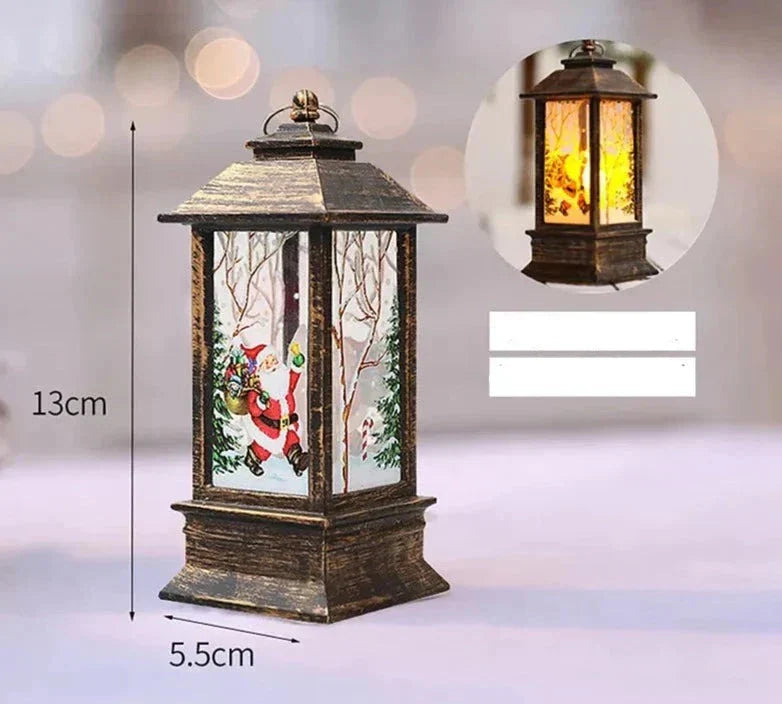 Julelanterne trådløs - LED-lys - Stemningsfulde juledekorationer