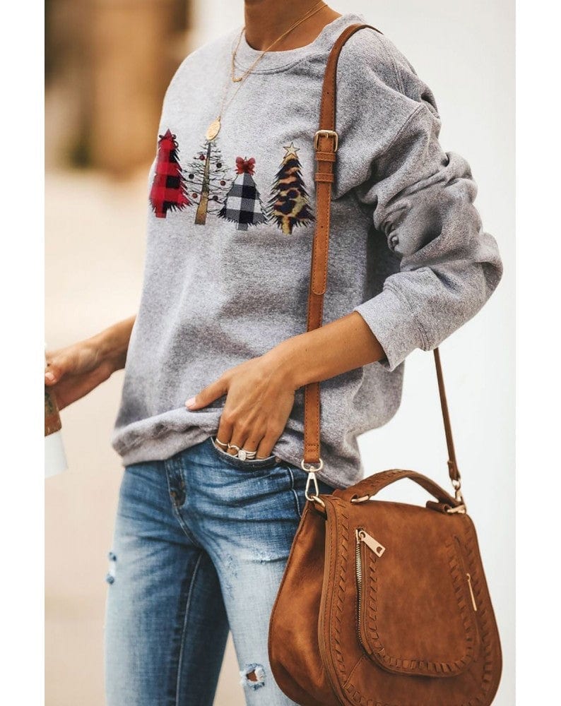 Felpa di Natale | Vestibilità comoda casual | Maglione natalizio da donna