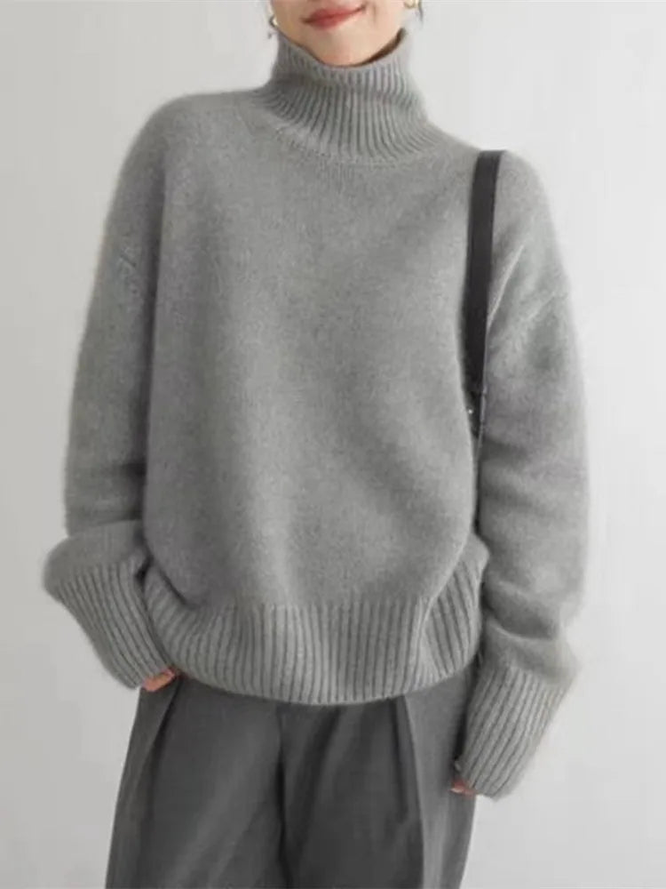 Devako Lin - rullekravepullover