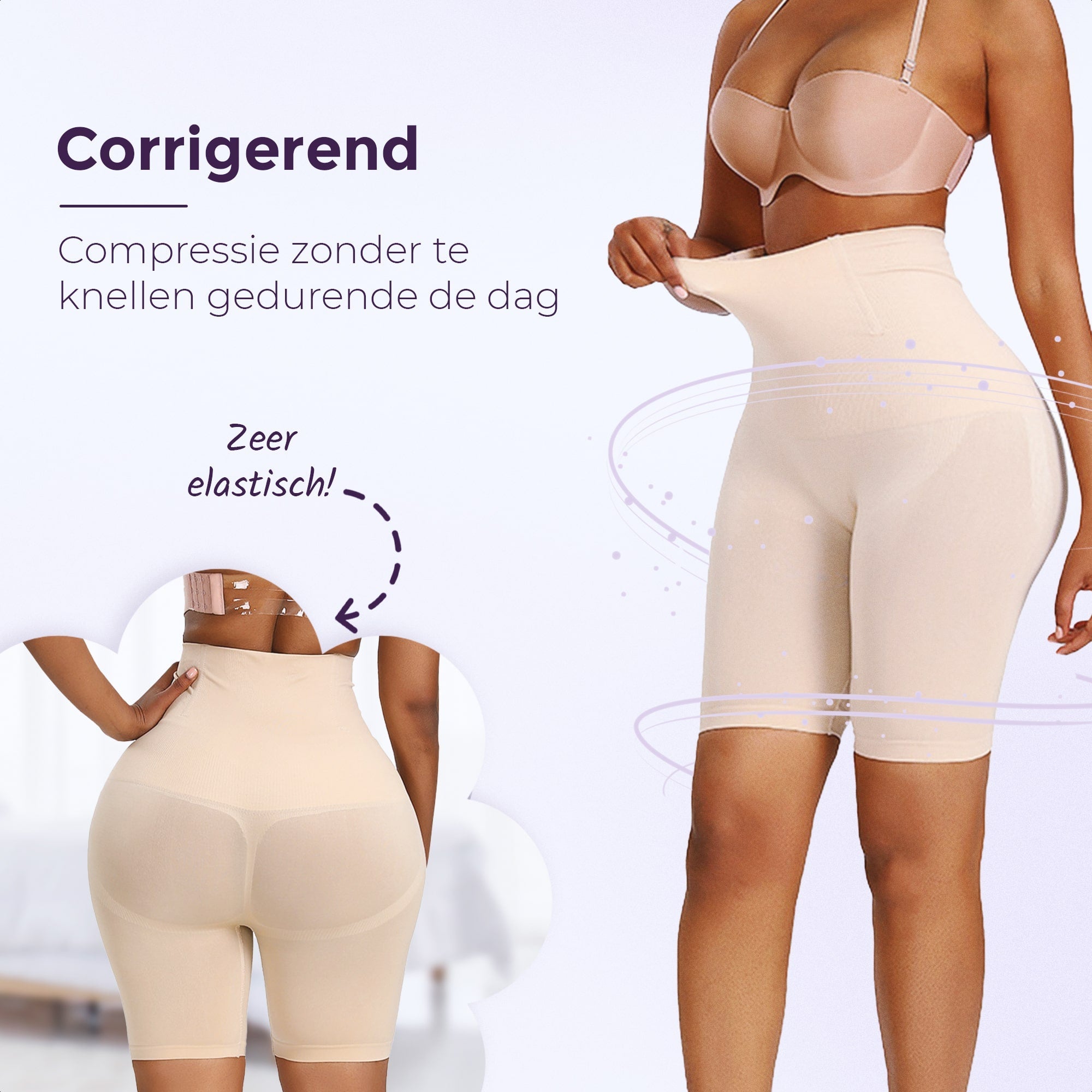 Korrigierende High Waist Short