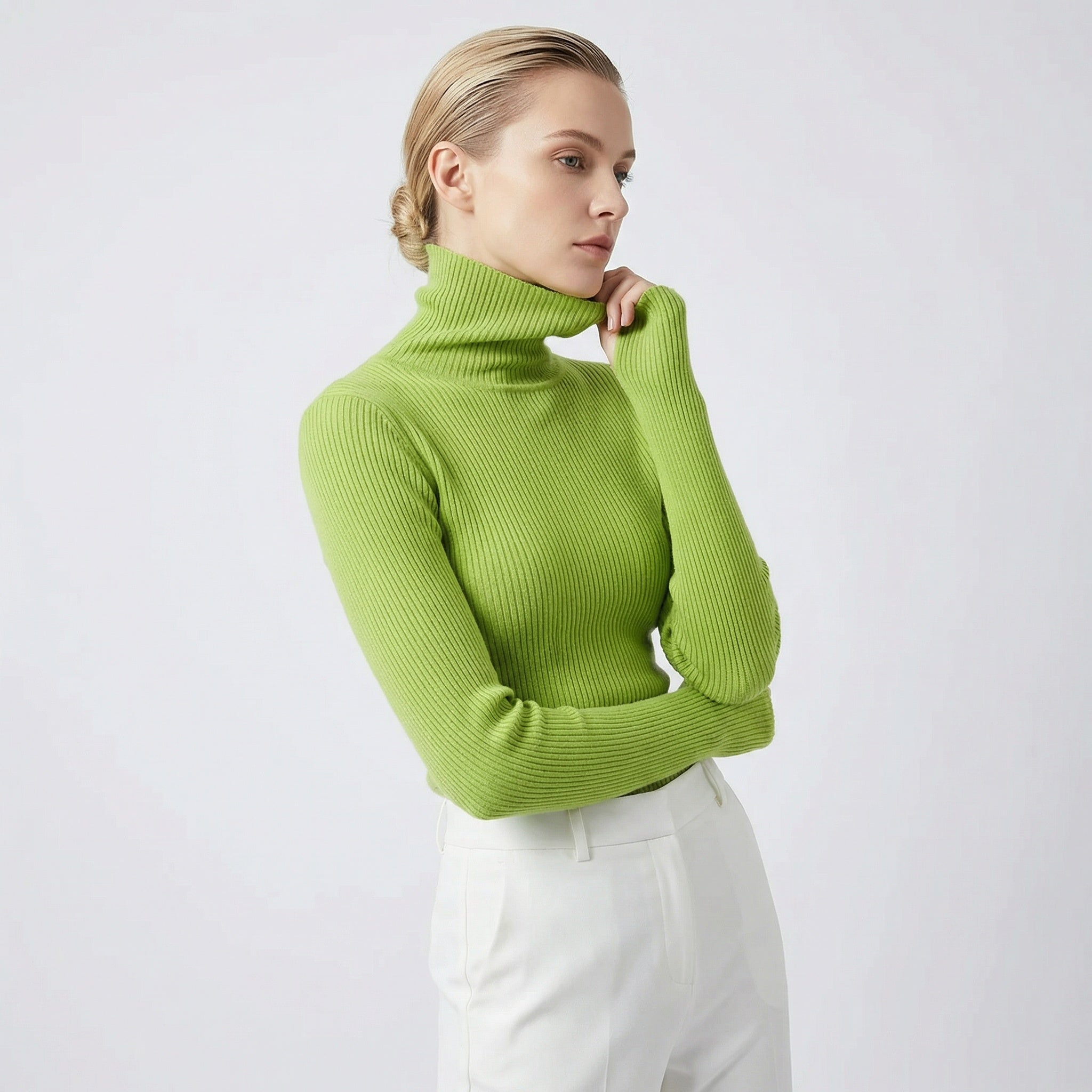 HELIAR varme kashmir rullekravepullover | stilfuld og luksuriøs vintermode