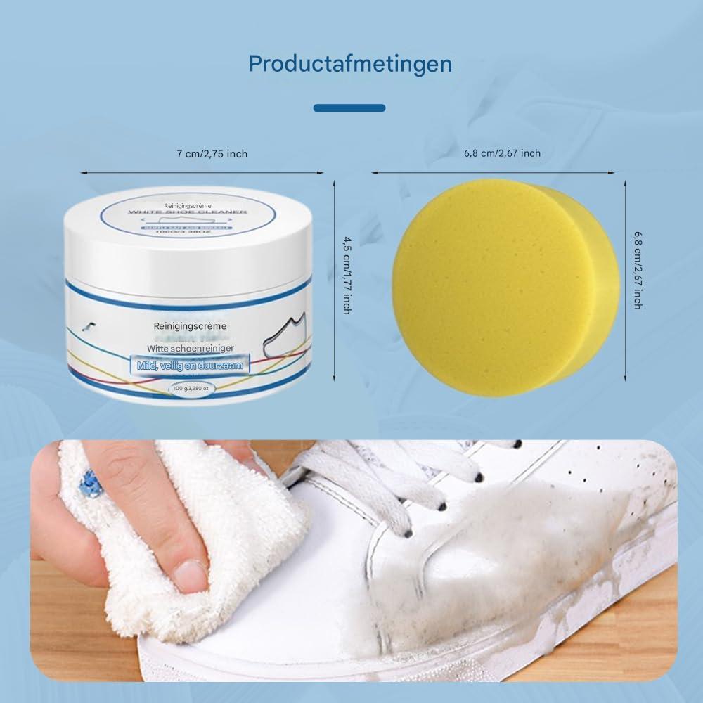 FreshShoe Crème pour baskets – Nettoie et entretient tous les matériaux, 100 ml