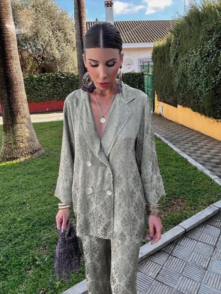 Elegantes bedrucktes Set für Frauen - Sheba