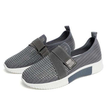 Damen Slip-On Sneaker mit Klettverschluss – Leicht & modisch