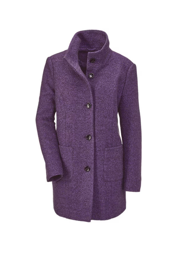 Eleganter Damenmantel mit Kragen – Stretch-Komfort & Stil