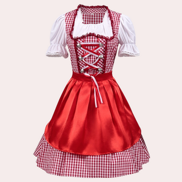 Alpenreich – Damen Dirndlkleid Baumwolle traditionell – Für Oktoberfest & Feste