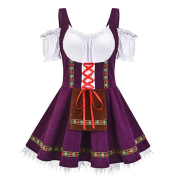 AlpenHerz – Damen Mini-Dirndl mit Zierdetails – Tracht in moderner Form
