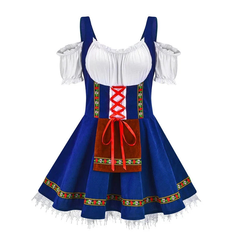 AlpenHerz – Damen Mini-Dirndl mit Zierdetails – Tracht in moderner Form