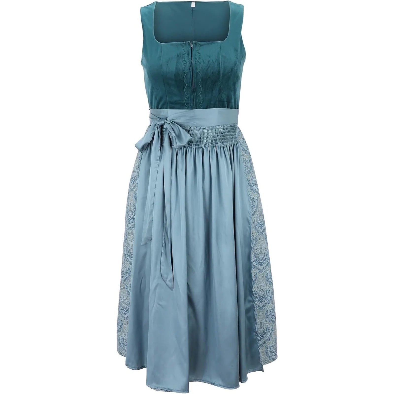 Bergpoesie – Damen Dirndl Vintage Stil – Hochwertiger Stoff für Oktoberfest