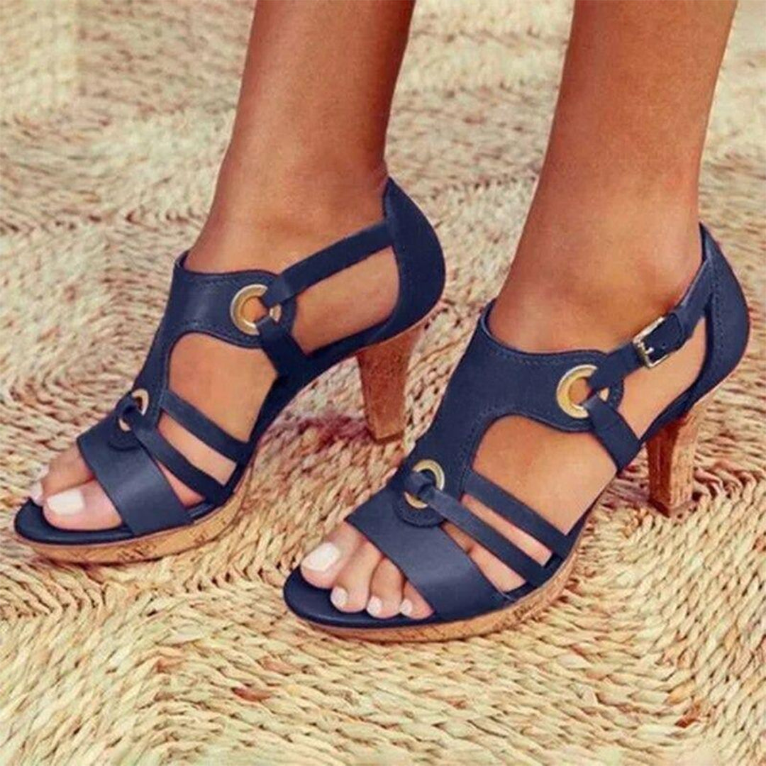 Devako Bequeme High-Heel-Sandalen