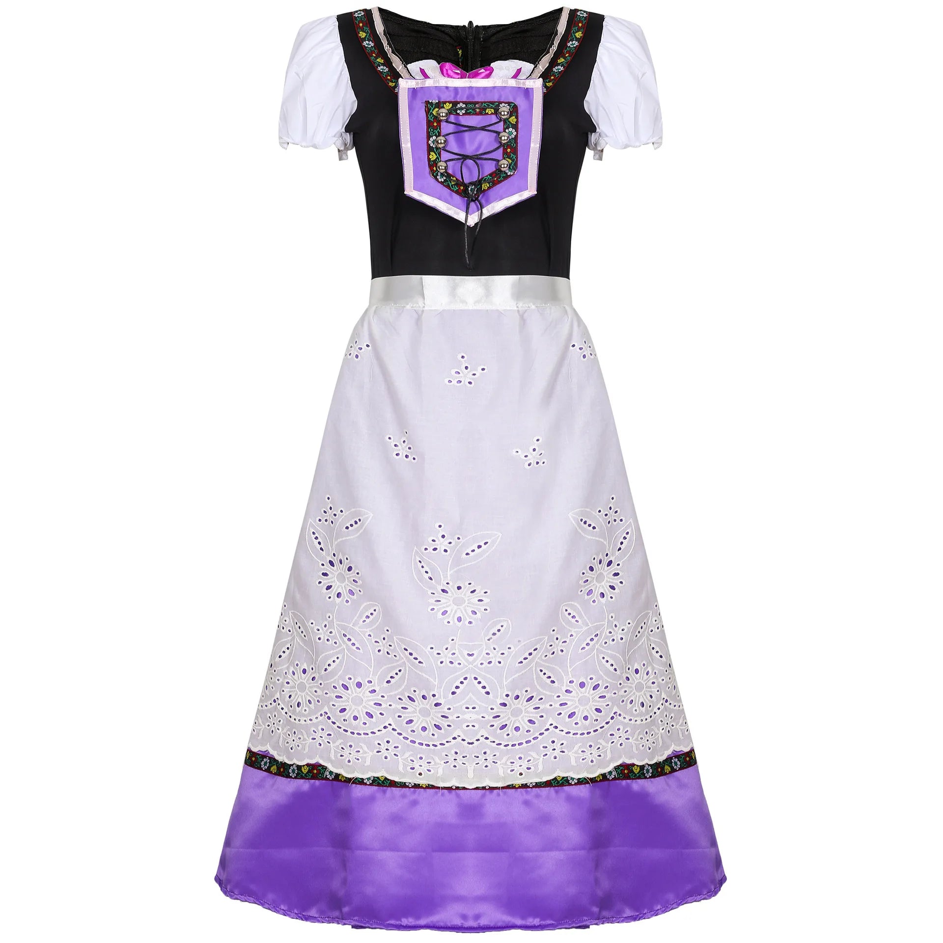 BavariaStyle – Dirndl Kleid mit Schürze – Ideal für Oktoberfest & Feste