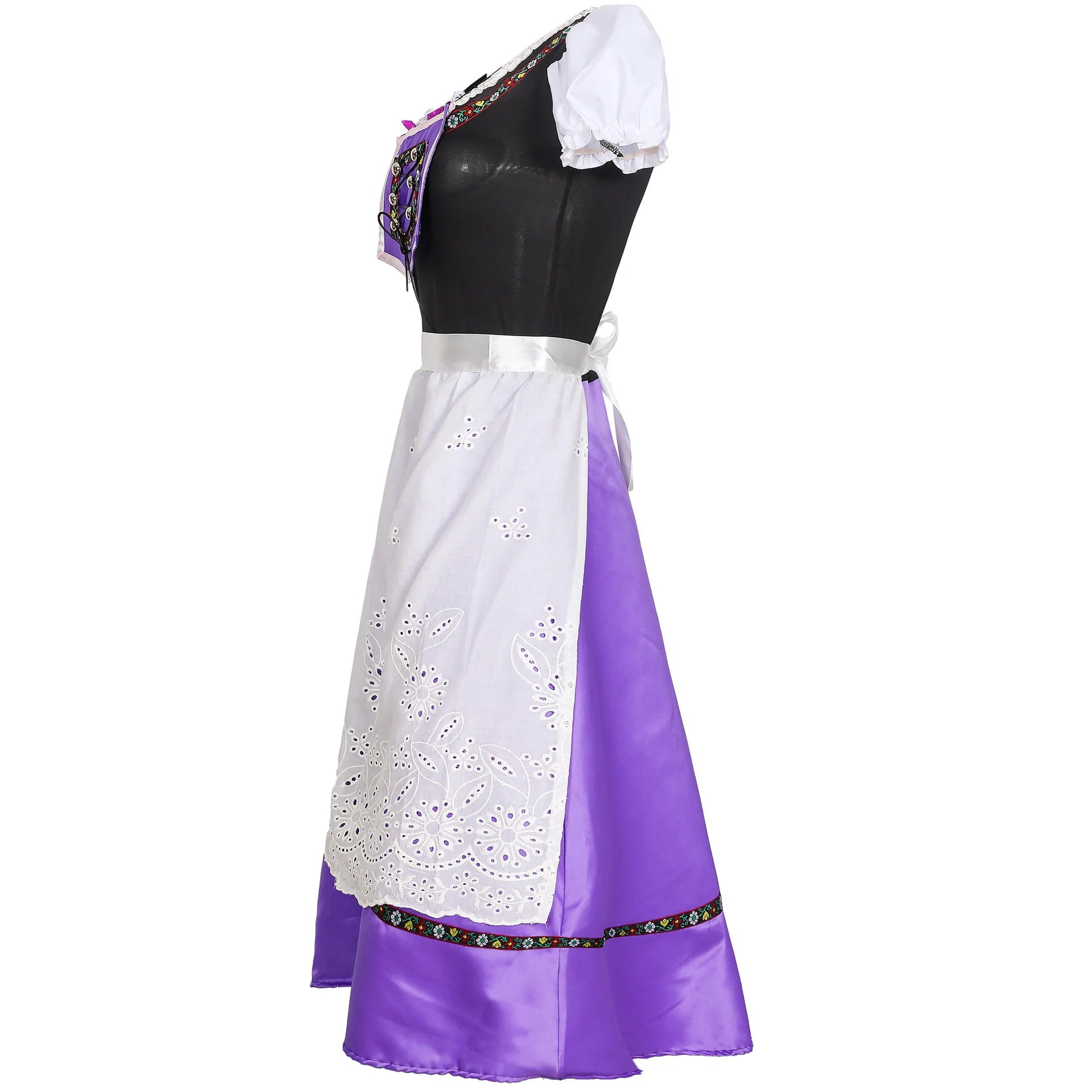 BavariaStyle – Dirndl Kleid mit Schürze – Ideal für Oktoberfest & Feste