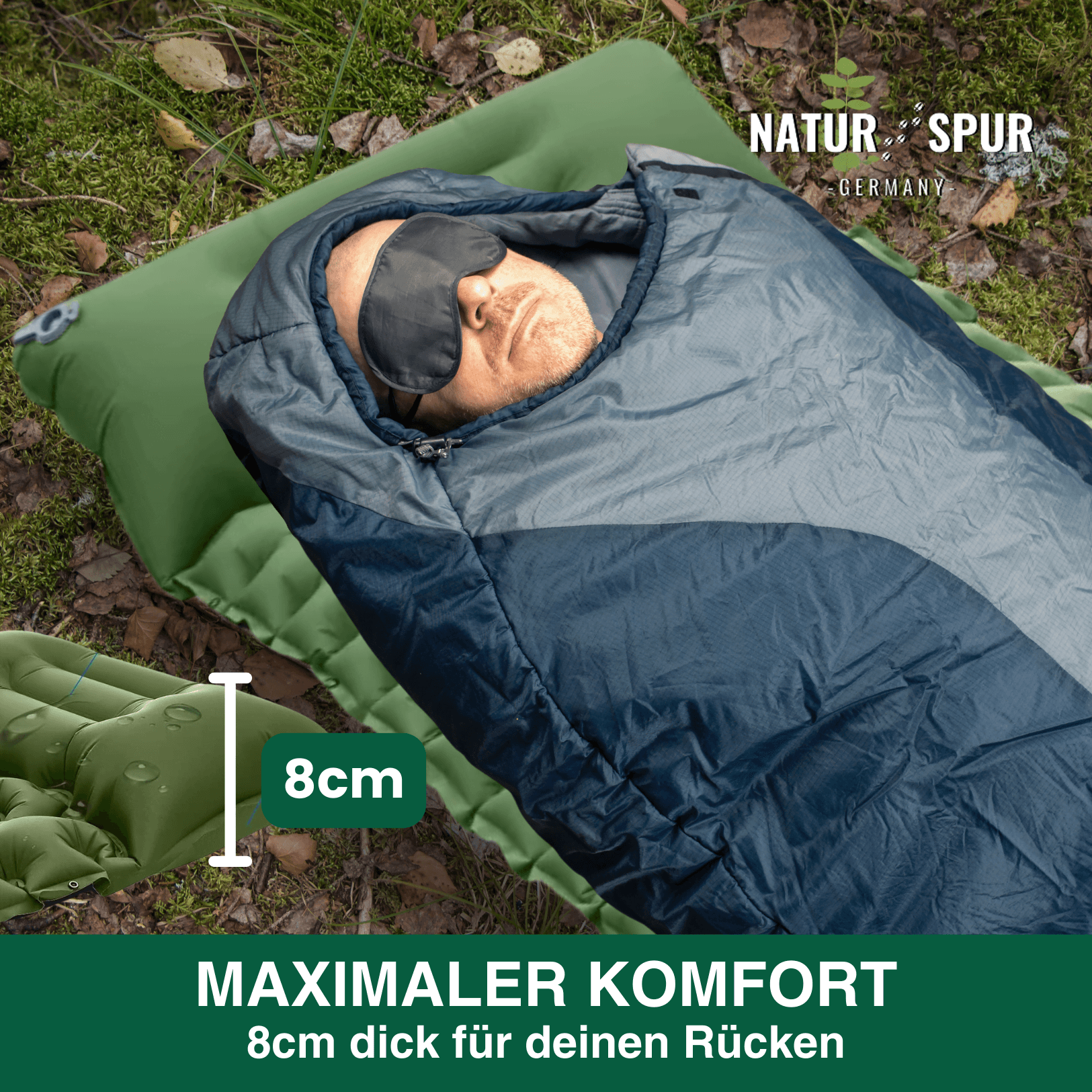Ultraleichte kompakte Isomatte – Ideal für jedes Abenteuer unterwegs
