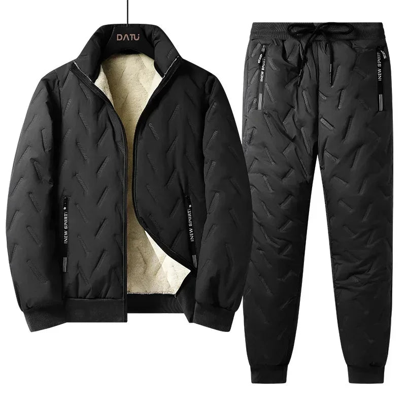 FrostKid – Ensemble d'hiver pour enfants avec veste polaire et pantalon, coupe-vent et chaud