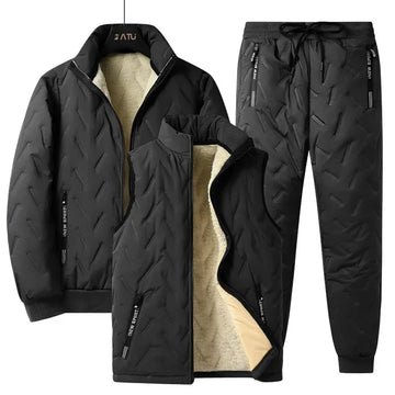 FrostKid – Ensemble d'hiver pour enfants avec veste polaire et pantalon, coupe-vent et chaud