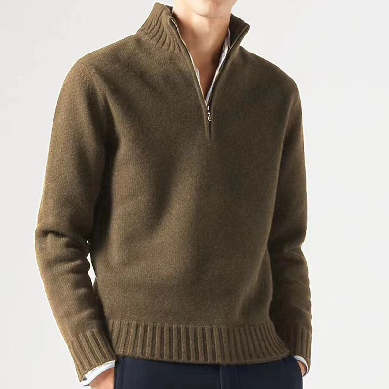 Pullover mit halbem Reißverschluss für Männer - Dani