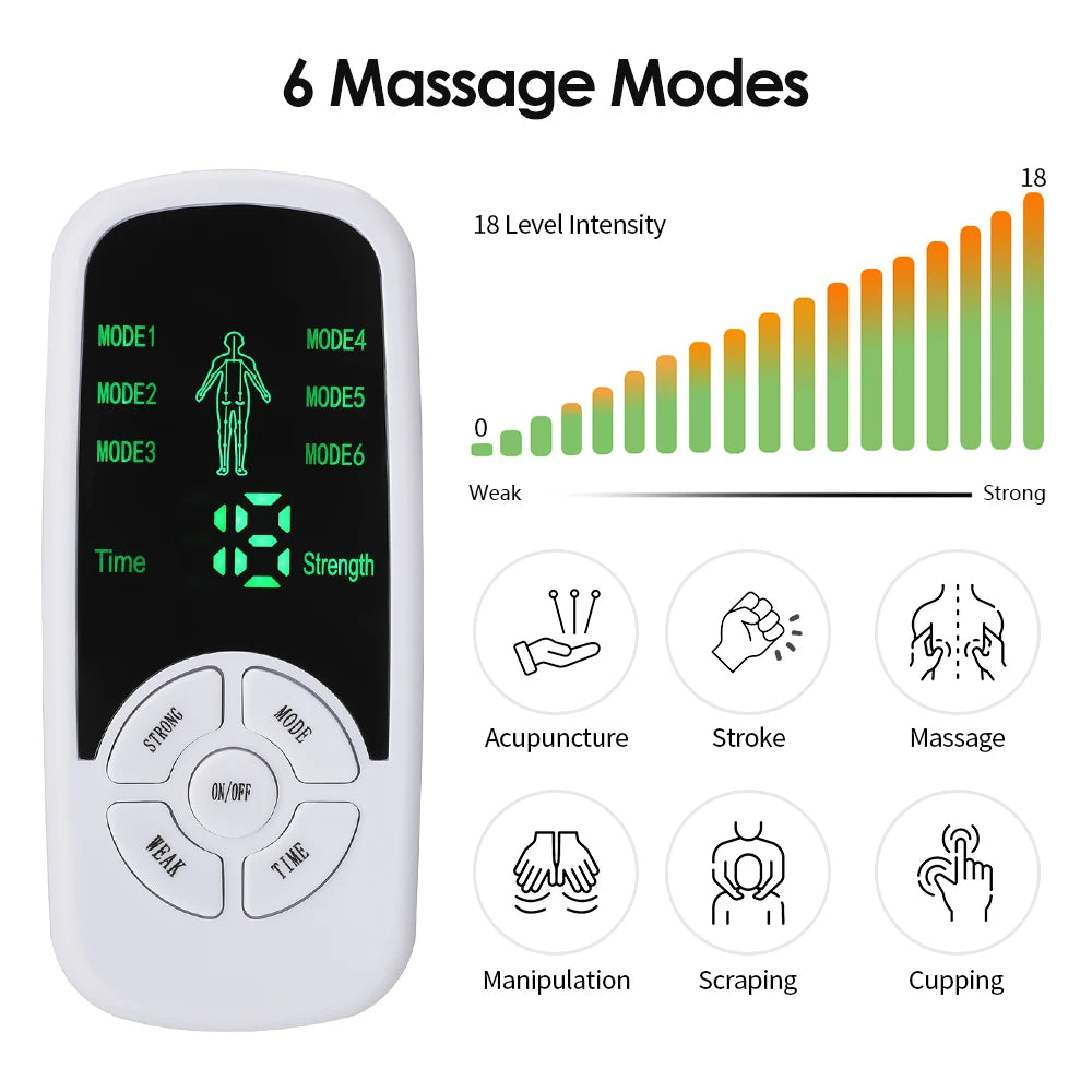 EMS Puls – Nackenmassagegerät mit 6 Massagemodi und 10 Intensitätsstufen 4