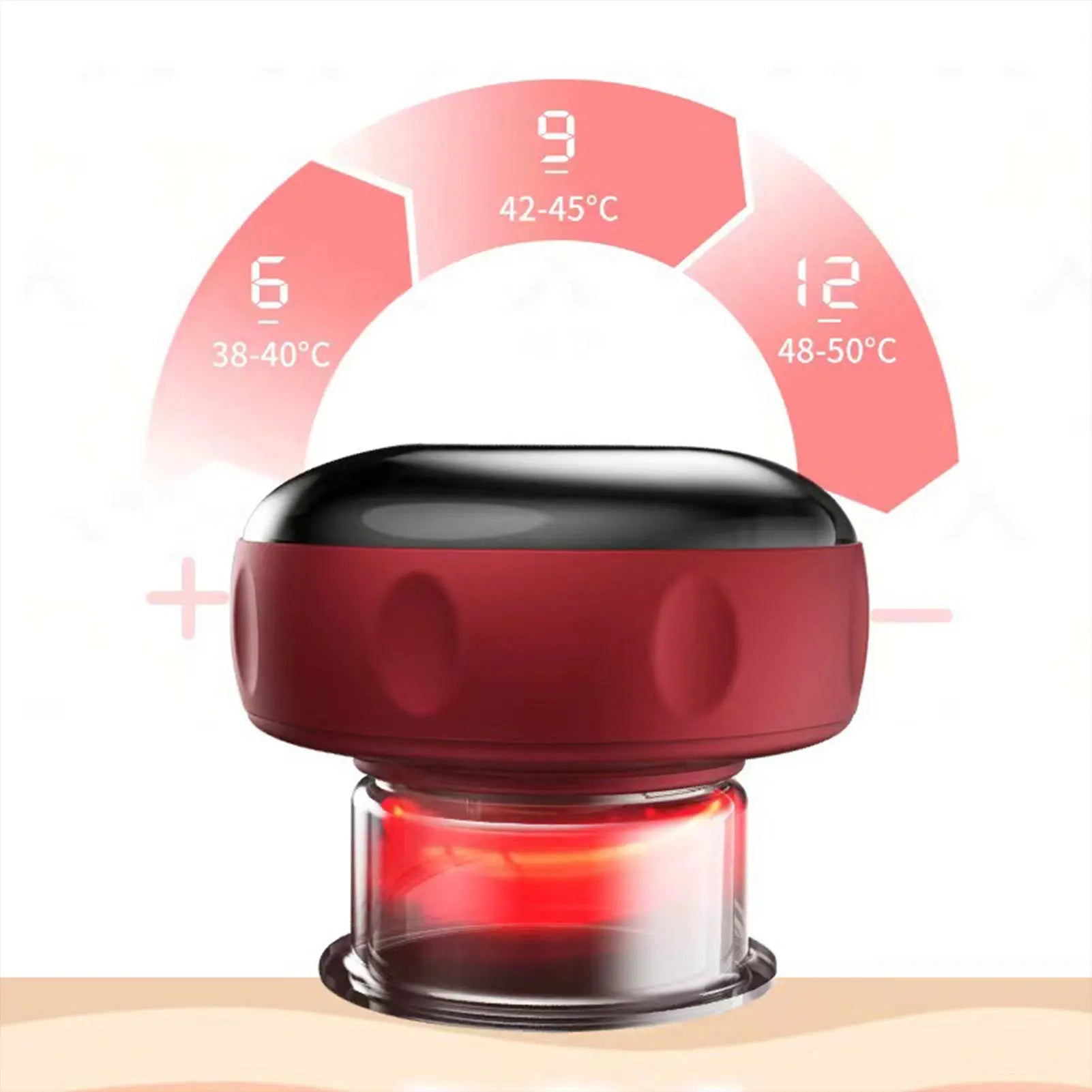 Devako Smart Cupping Massager - Automatische Tiefengewebsentlastung & Heizfunktion