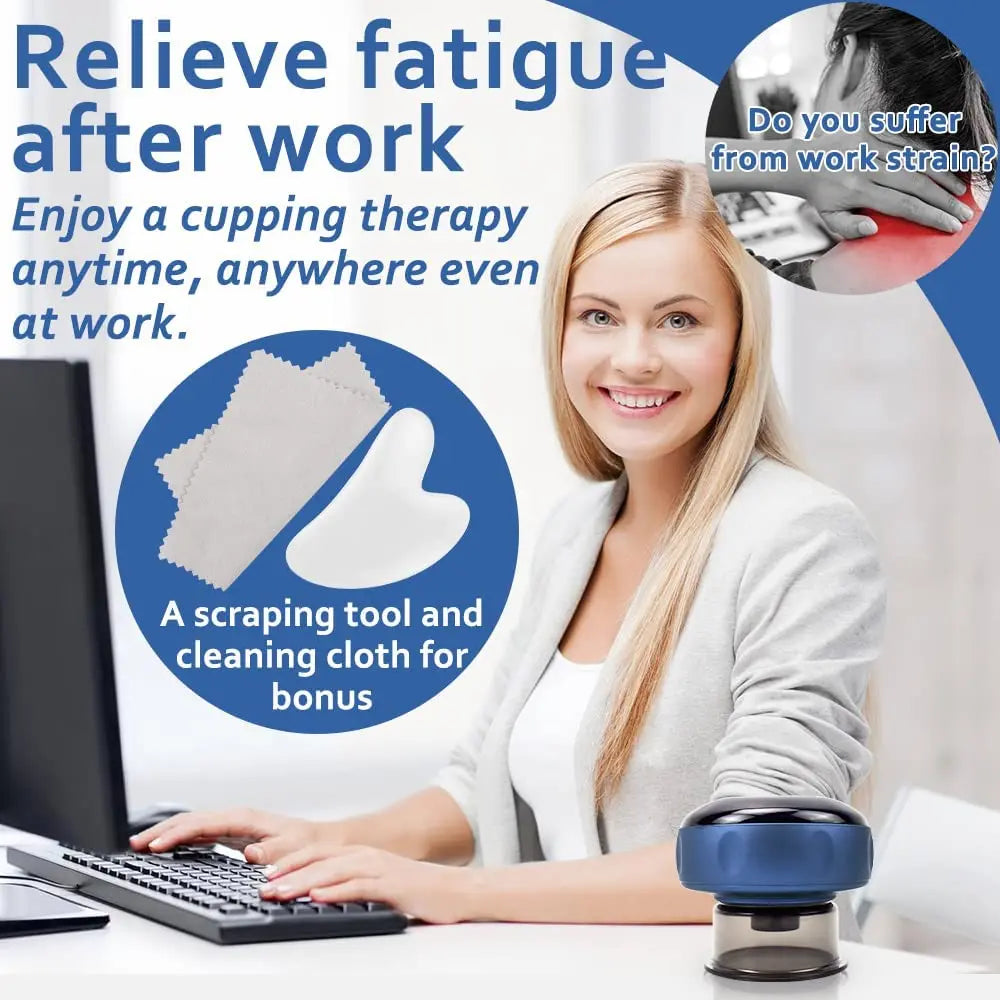 Devako Smart Cupping Massager - Automatische Tiefengewebsentlastung & Heizfunktion