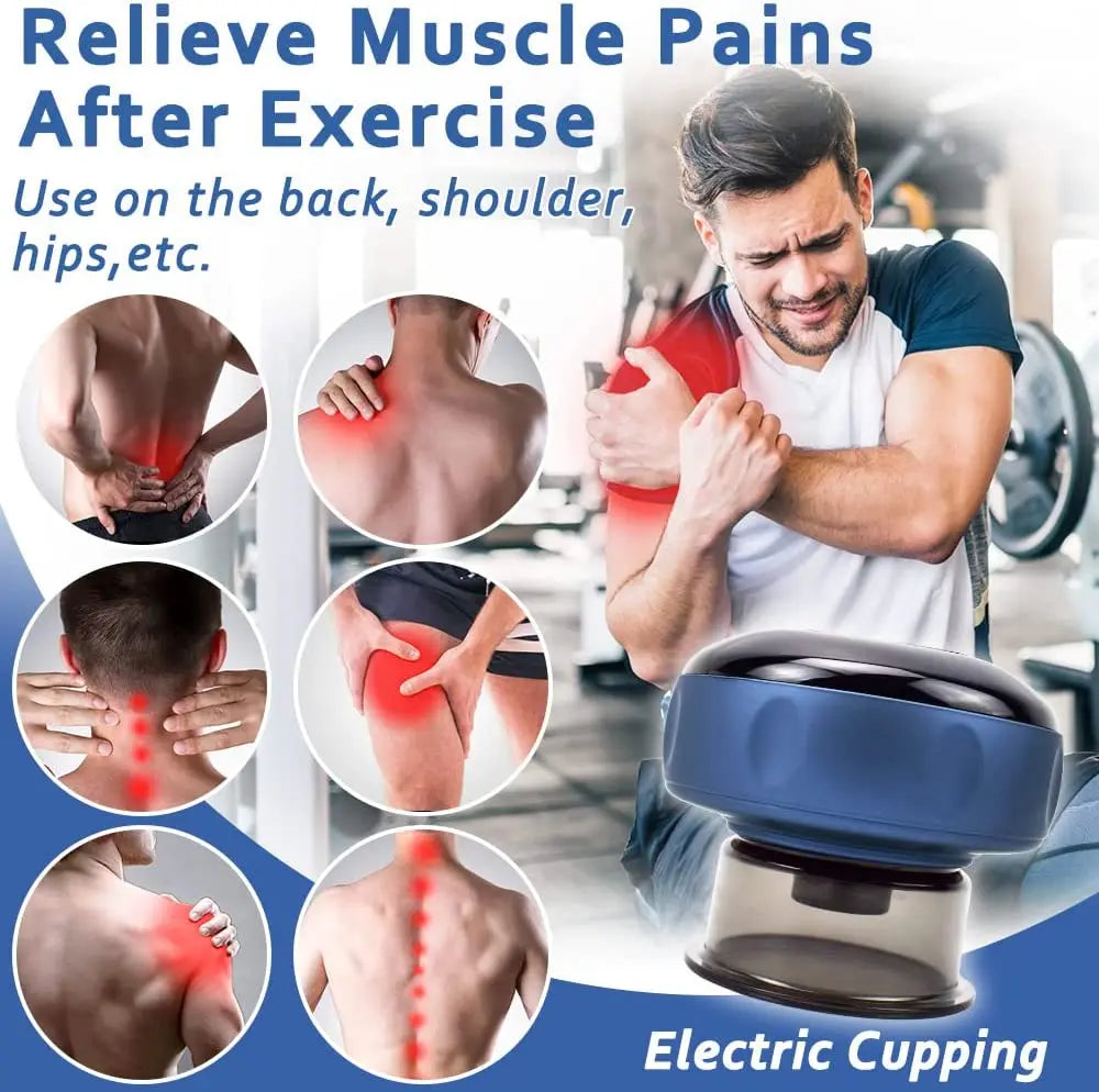 Devako Smart Cupping Massager - Automatische Tiefengewebsentlastung & Heizfunktion