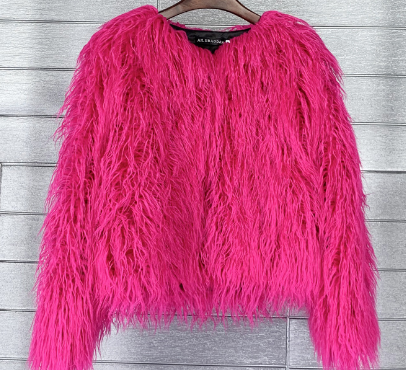 Eleganter Damen Kunstpelzmantel – Warm, Stylisch, Wintertauglich