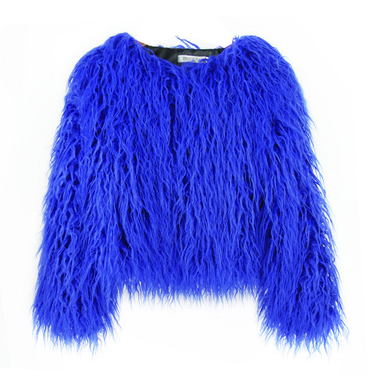 Eleganter Damen Kunstpelzmantel – Warm, Stylisch, Wintertauglich