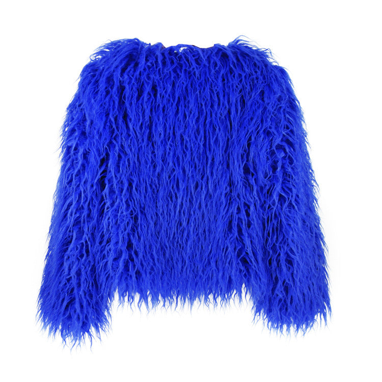 Eleganter Damen Kunstpelzmantel – Warm, Stylisch, Wintertauglich