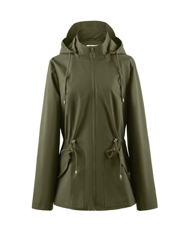 Emma – Wasserdichte, taillierte Kapuzenjacke – Eleganz trifft Funktion