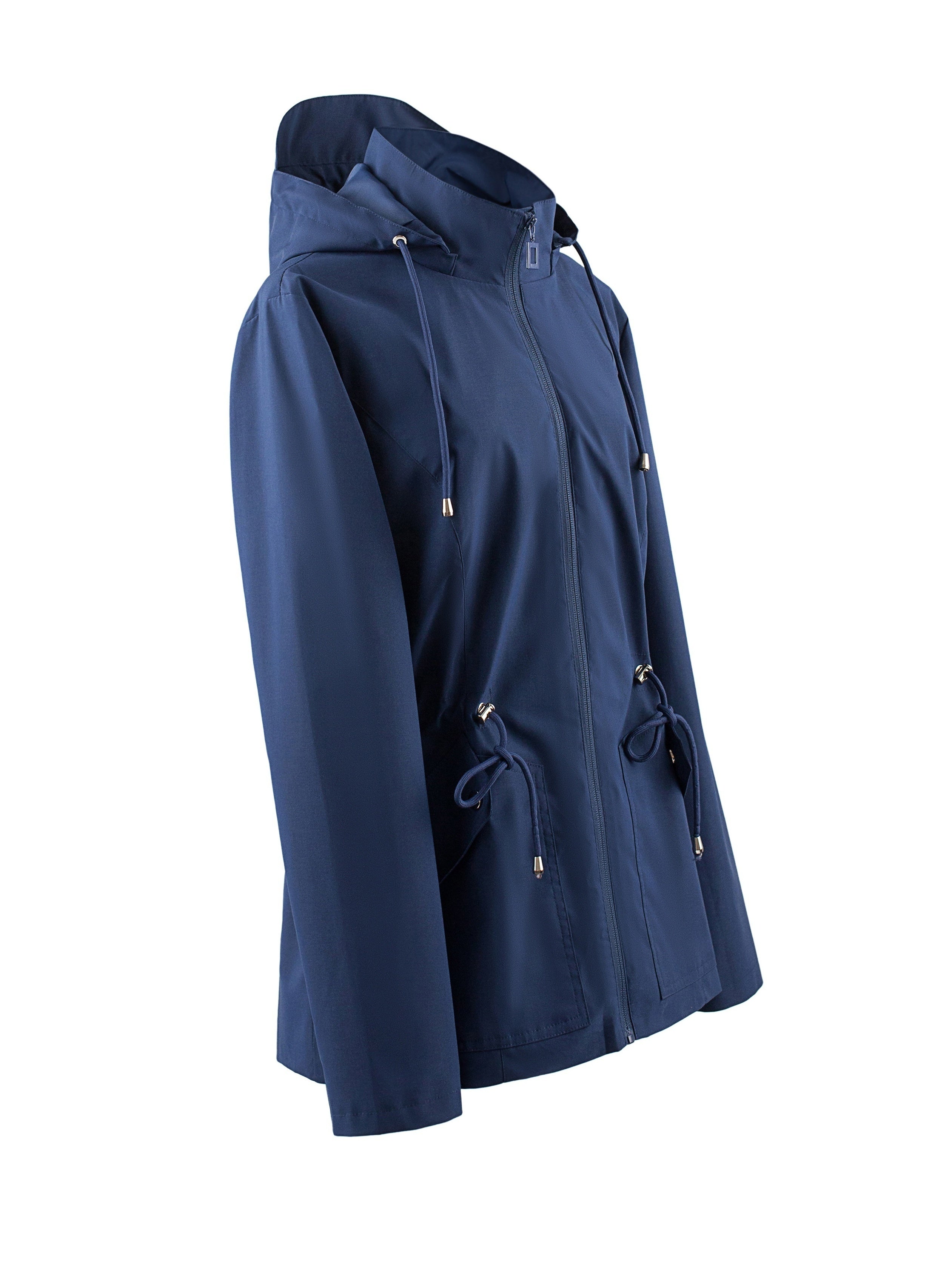 Emma – Wasserdichte, taillierte Kapuzenjacke – Eleganz trifft Funktion