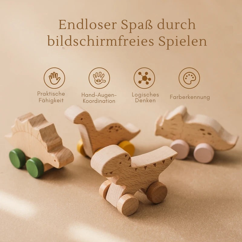 DinoHolz Babyspielzeug – Natürlicher Spielspaß für kleine Entdecker