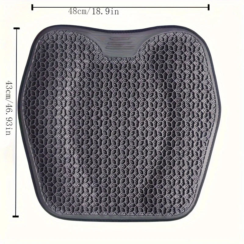 Ergonomisches Gel-Sitzkissen 48 x 43 cm – Atmungsaktiv für Auto und Büro 1