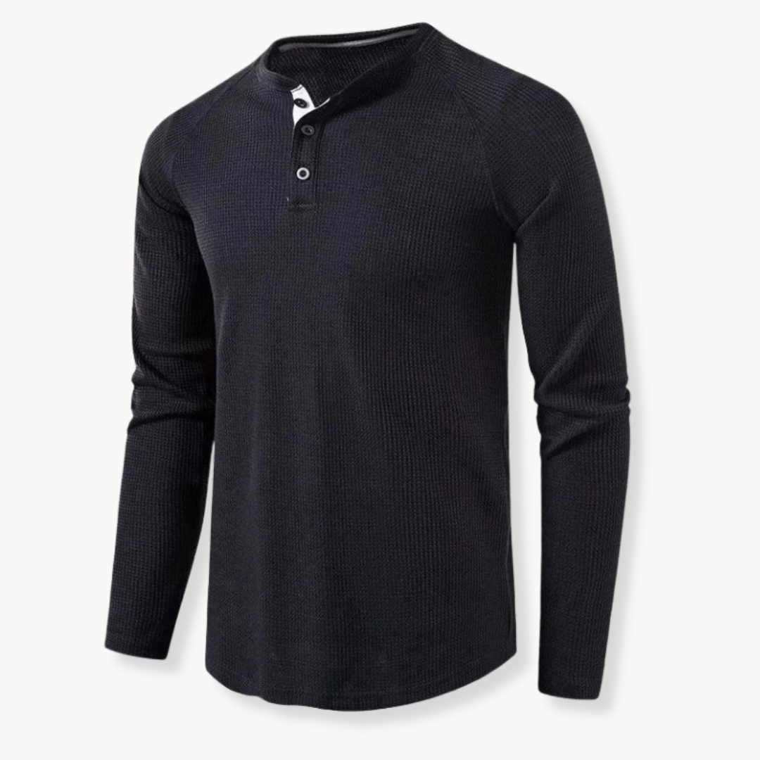 Smalt Henley-skjorte - Jordan