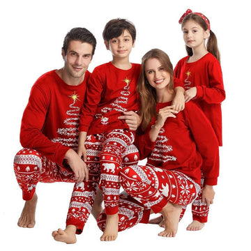 FamFits Familien-Pyjama-Set Weihnachten – Gemütlich & Festlich