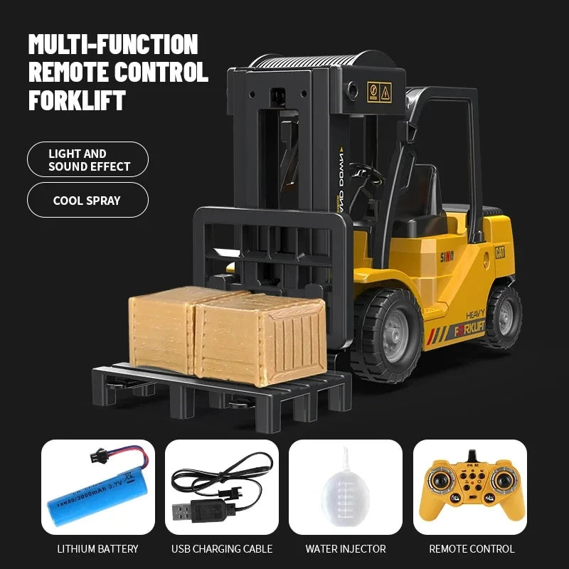 PlayMaster – RC gaffeltruck til børn med 6 funktioner & batteri