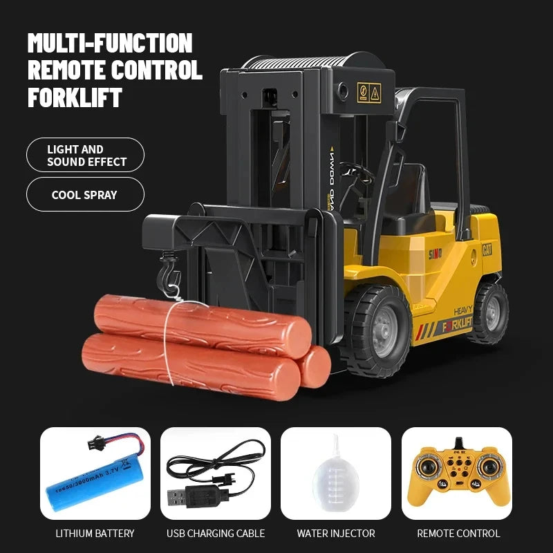 PlayMaster – RC gaffeltruck til børn med 6 funktioner & batteri