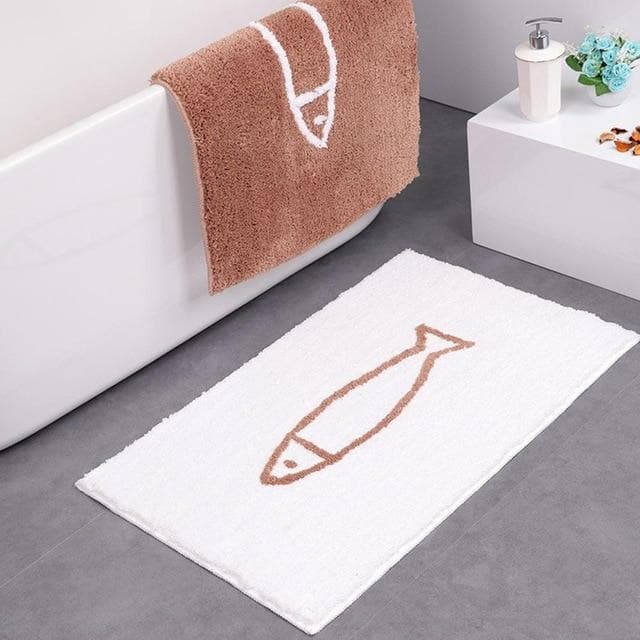 Tapis de bain antidérapant Poisson dans la mer