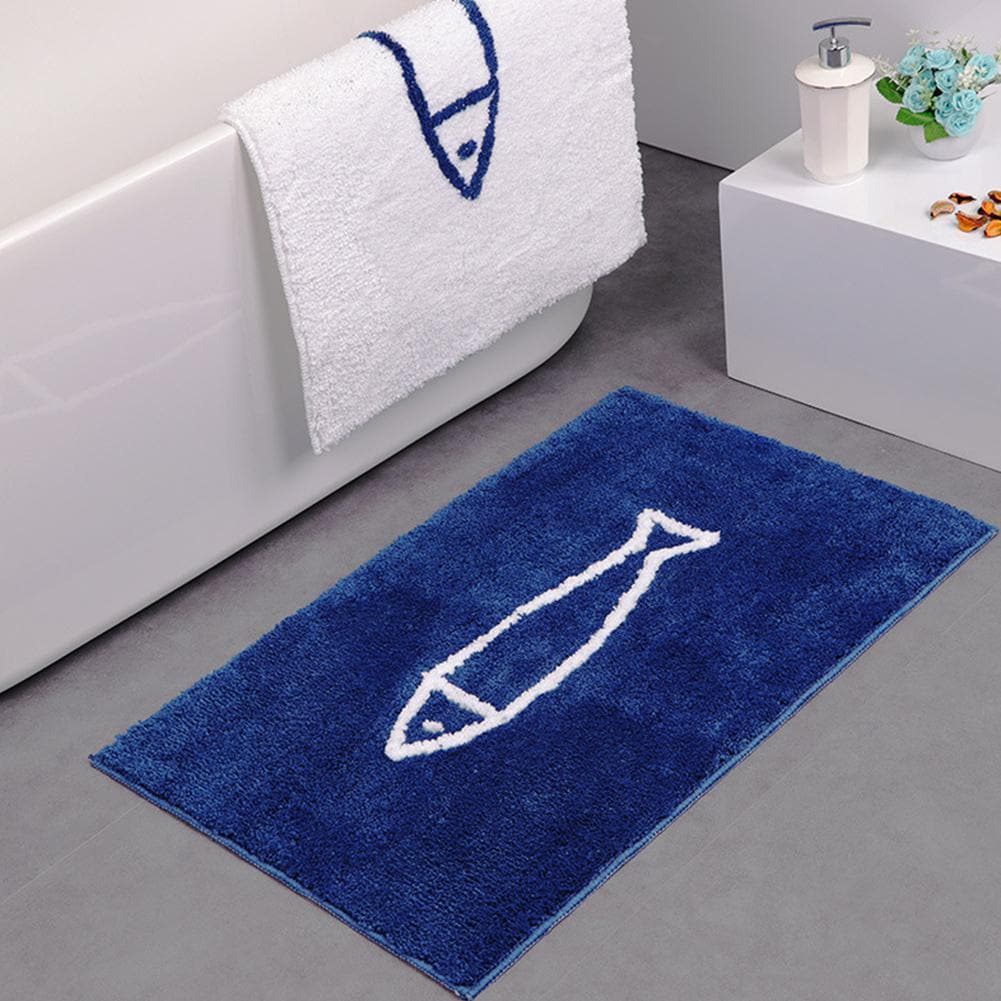 Tapis de bain antidérapant Poisson dans la mer