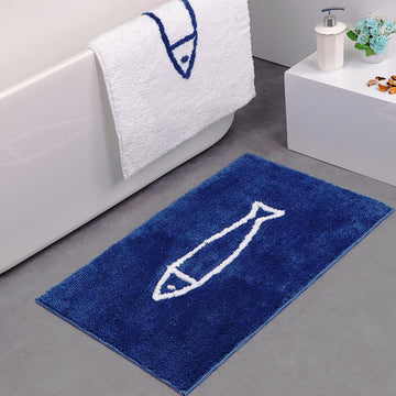 Tapis de bain antidérapant Poisson dans la mer