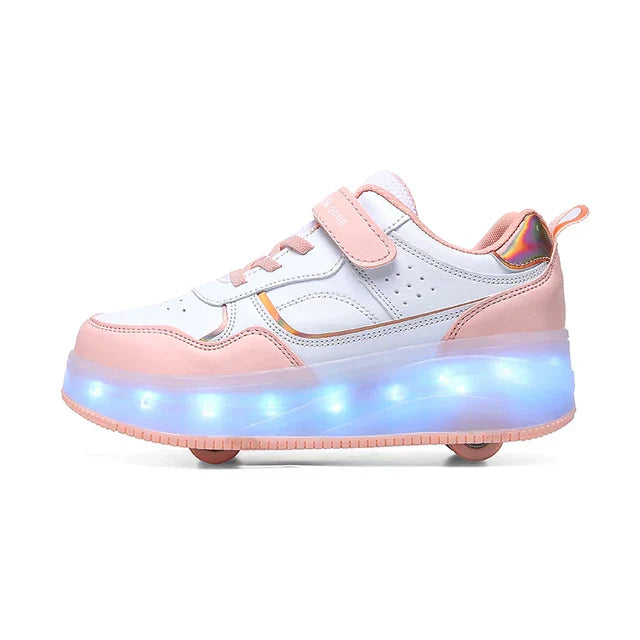 LED Rollschuhe Kinder – Verstellbare Rollen & Wiederaufladbare Beleuchtung für Spaß und Flexiblen Gebrauch