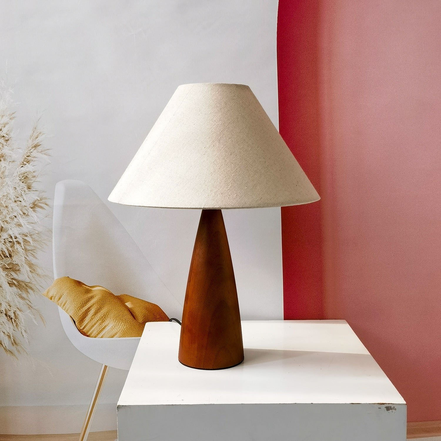 NobleOak - Klassische Lampe aus Holz