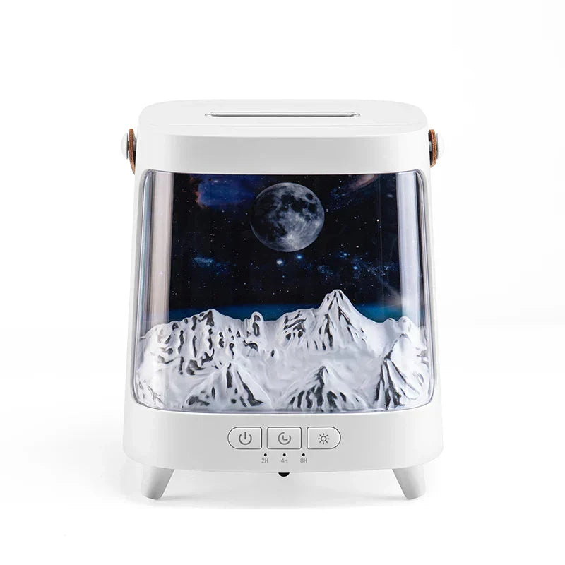FlamoAir – Galaxy Flame Aroma Diffuser med lys og fjernbetjening