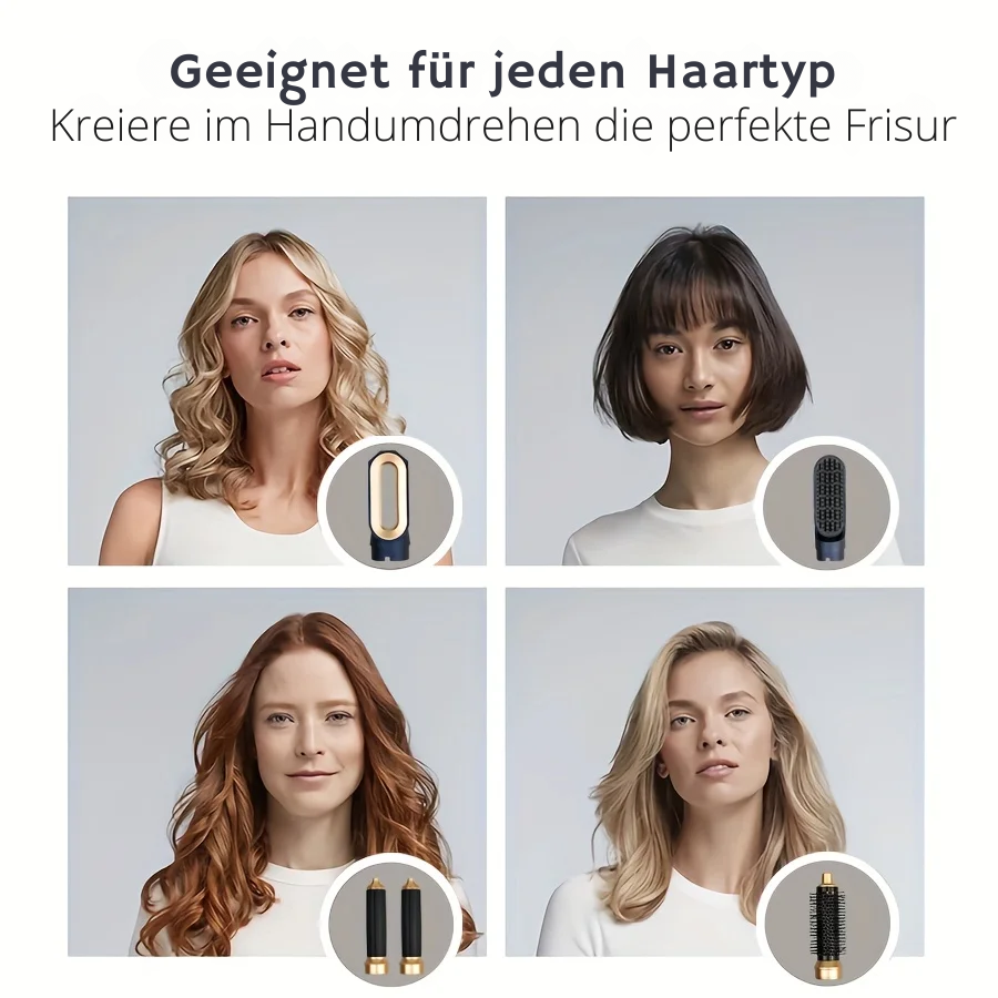 StyleSavvy | Haarstyler 5-in-1 | Leistungsstarke 1000W | Ionen-Technologie