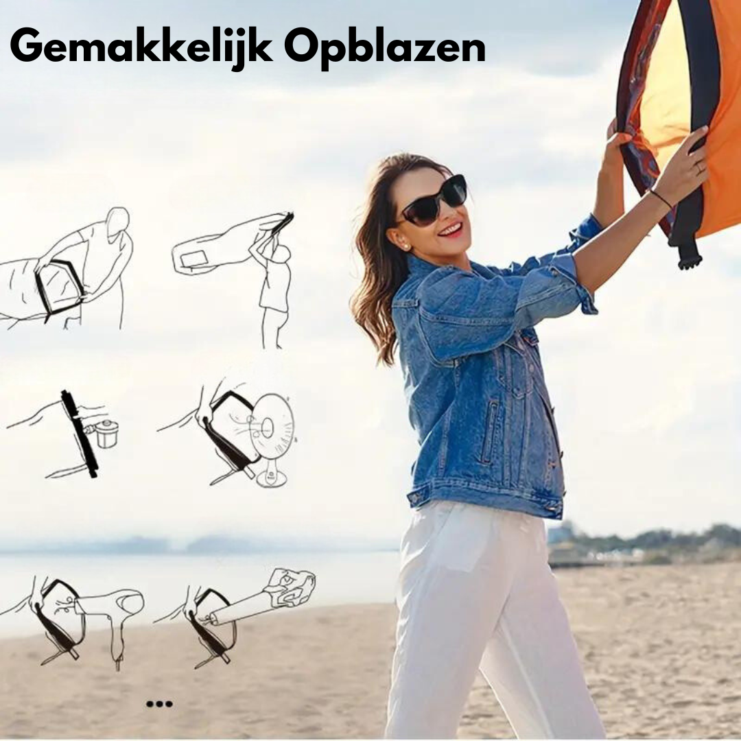OutdoorHaven Air Lounger - Handliches Luftbett für Komfort bei jedem Abenteuer