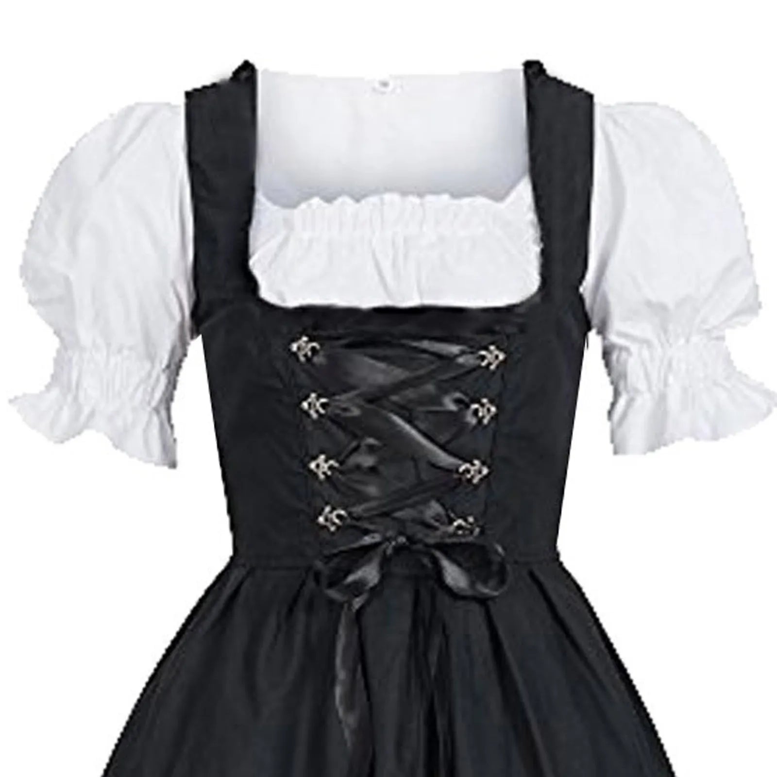 Devako Fabiola - Bayerisches Dirndl zum Oktoberfest mit eleganter Schürze und traditionellen Details