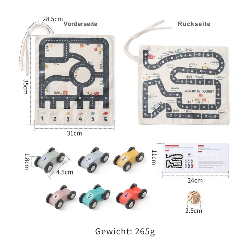 SpielStraße Holzspielzeug – Kreativer Fahrspaß für Kinder