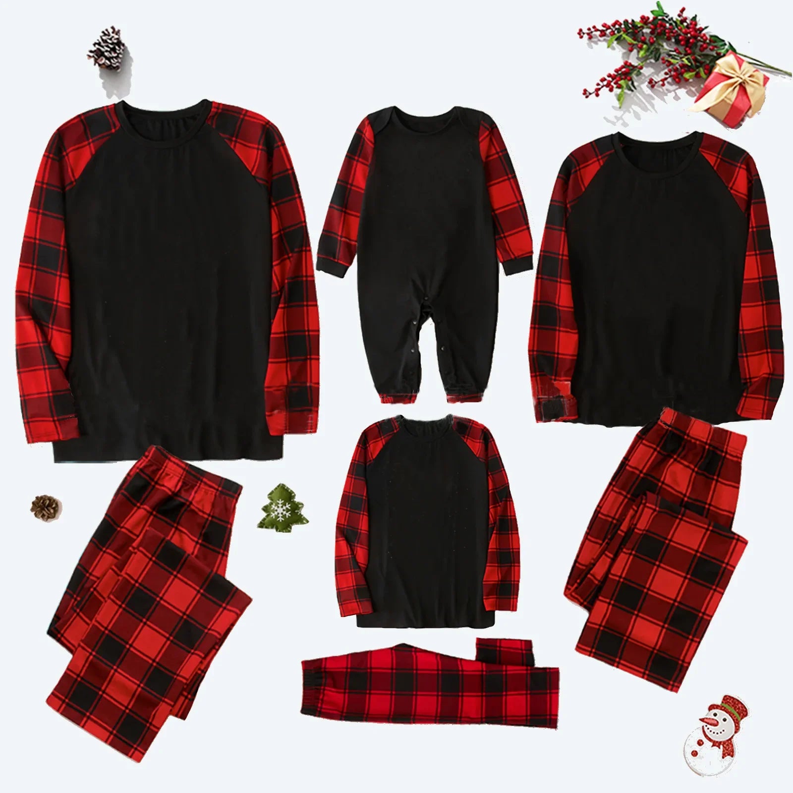 Gezins Pyjama Set voor Kerst – Mama, Papa en Kinderen 10