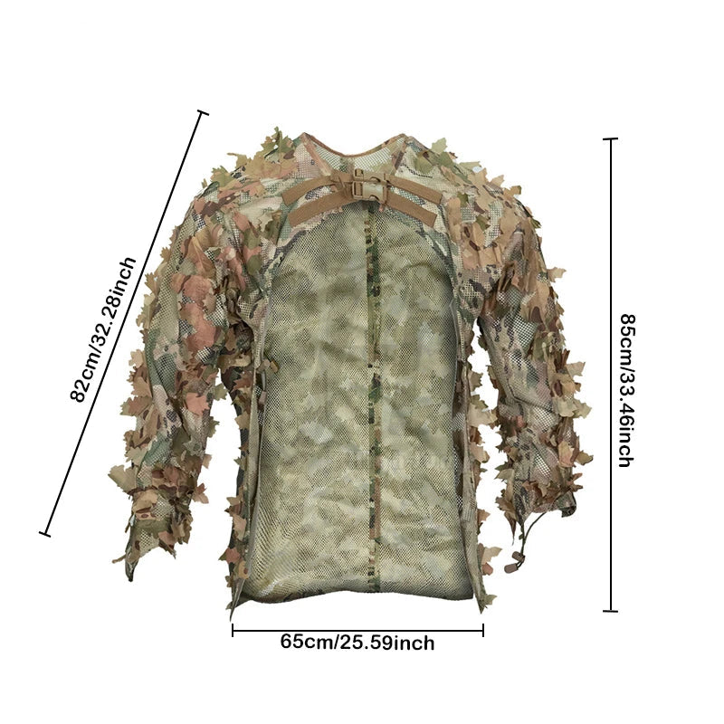ShadowLeaf – Ghillie-Anzug für Jagd & Airsoft – Leicht & Atmungsaktiv